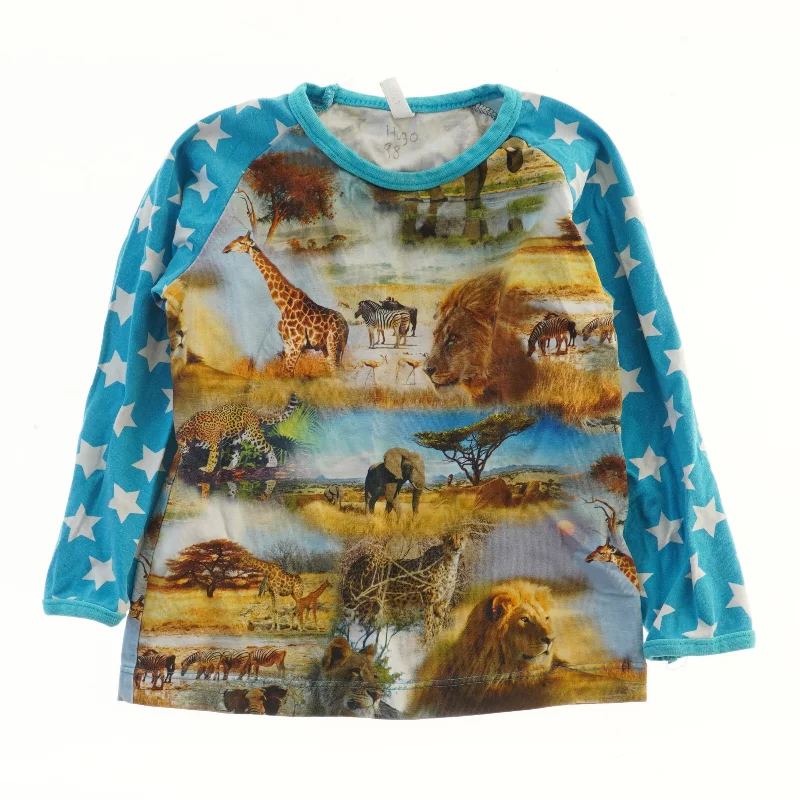 Langærmet trøje med safari motiv fra Ajnat (str. 98)