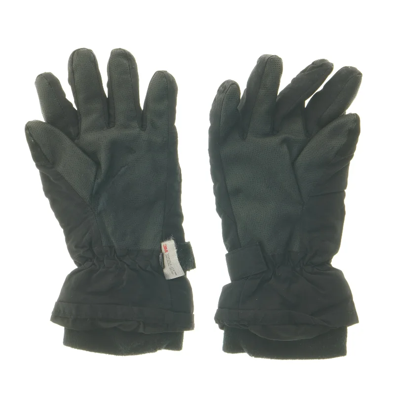 Sorte skihandsker til børn fra VRS (str. 12-14 år cm)