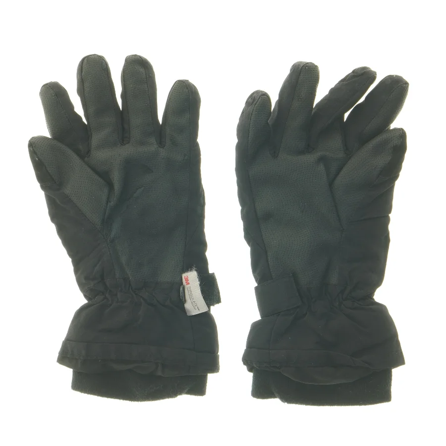 Sorte skihandsker til børn fra VRS (str. 12-14 år cm)