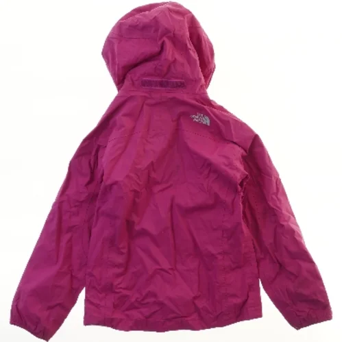 Overgangsjakke/ vindbreaker med hætte fra The north face (str. 128)