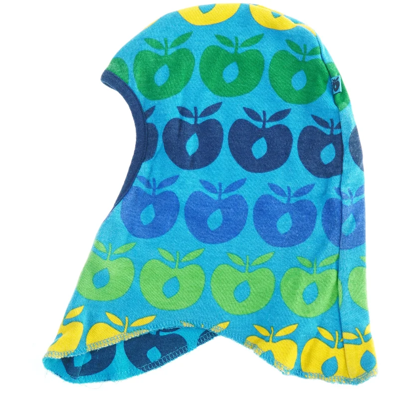 Børne-elefanthue med æblemønster (str. 30 cm)