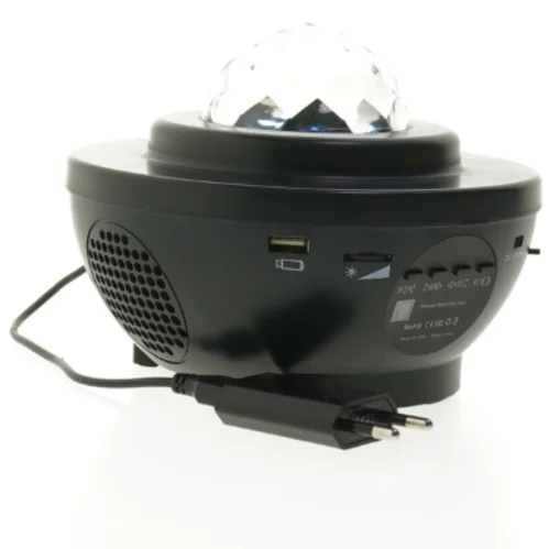 LED Krystal Kugle Diskolys (str. 17 cm)