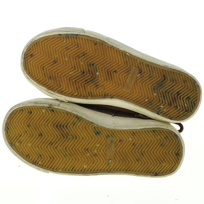 Brune højtop sneakers med foer fra Zara (str. 28., 29)