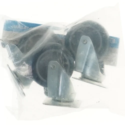 Hjulsæt, 4 styk Tente hjul fra Tente (str. 3 styk, 6x6 cm)