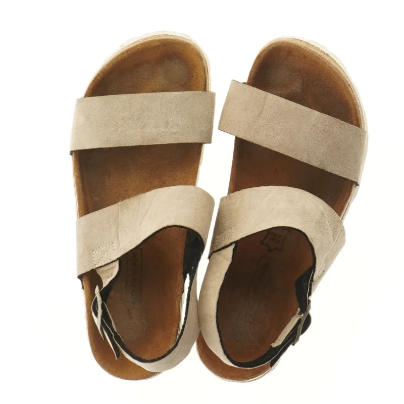 Brune sandaler med remme (str. længde 24 cm)