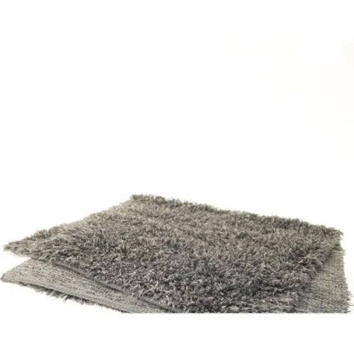 Gråt kludetæppe (str. 137x65 cm)