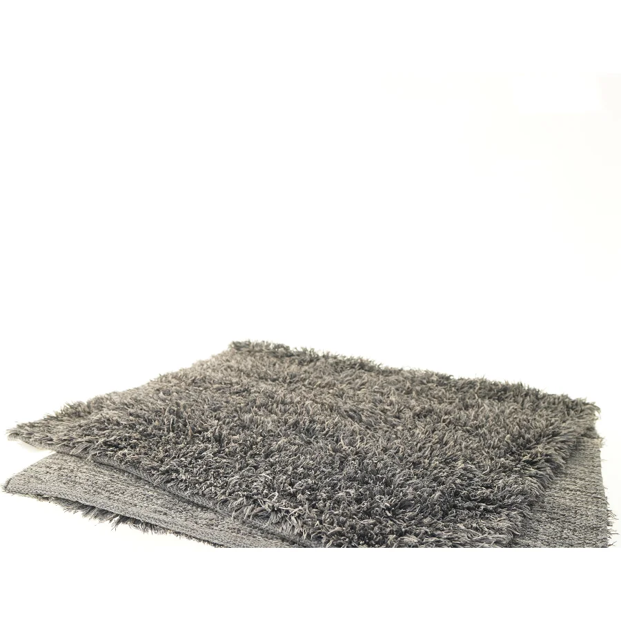 Gråt kludetæppe (str. 137x65 cm)