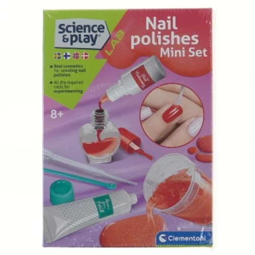Science & Play neglelak sæt fra Clementoni (str. 21x15 cm)