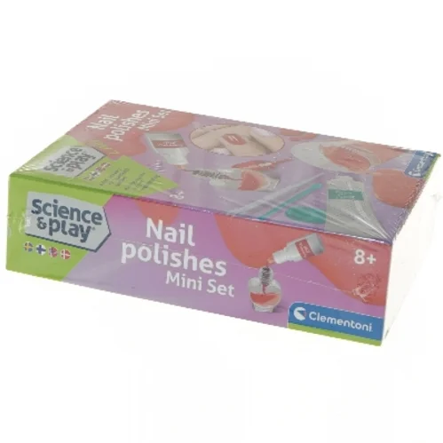 Science & Play neglelak sæt fra Clementoni (str. 21x15 cm)