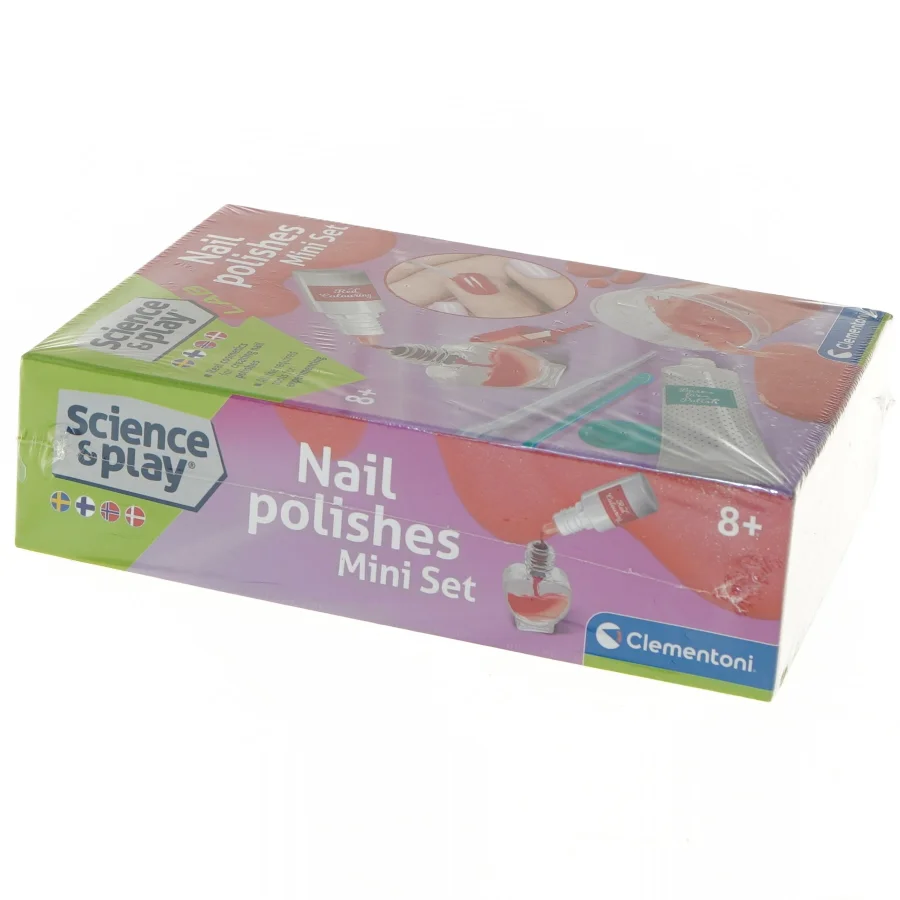 Science & Play neglelak sæt fra Clementoni (str. 21x15 cm)