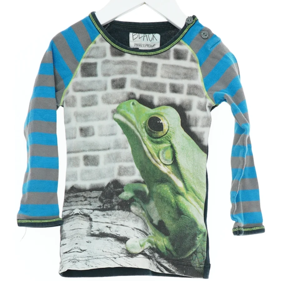 Børnebluse med frømotiv fra Phister & Philina (str. 92)