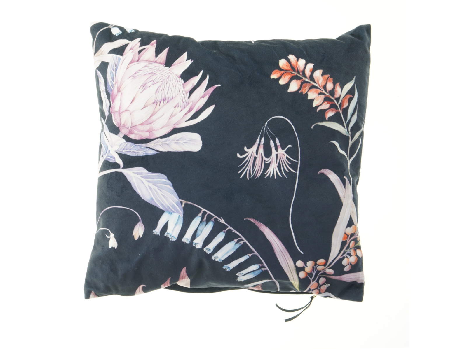 Dekorativ pude med blomstermotiv (str. 42x42 cm)