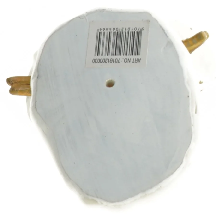 Dekorativ figur med to engle og stjerne (str. 11x8x13,5 cm)