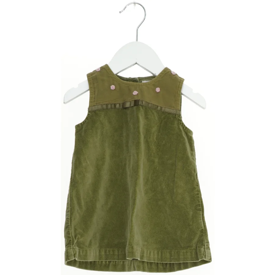 Grøn kjole med broderet detaljer fra H&M (str. 68)