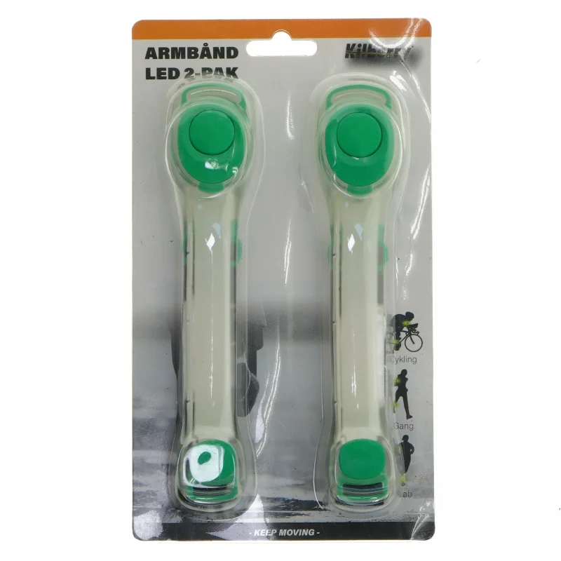 LED armbånd 2-pak fra Kilberry