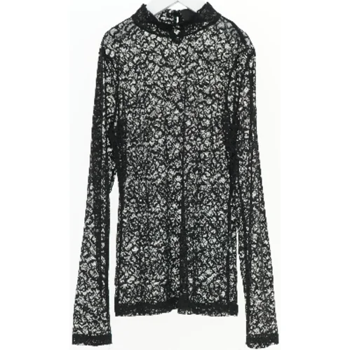 Sort blondebluse med lange ærmer fra LMTD (str. 152)