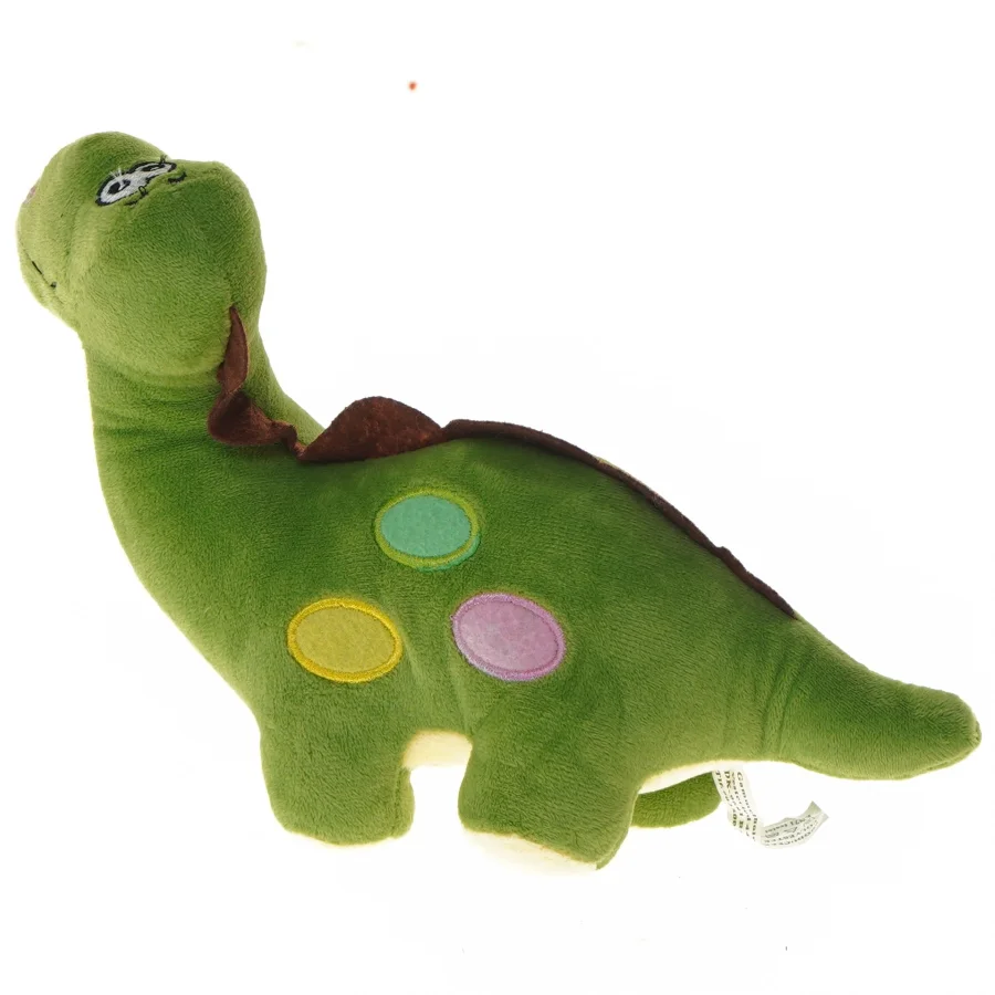 Grøn dinosaur bamse fra Gammelholm Games (str. 25 cm)