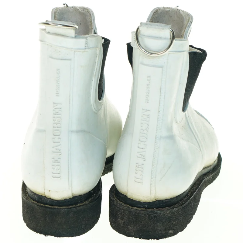 Hvide gummistøvler fra Ilse Jacobsen (str. 37)