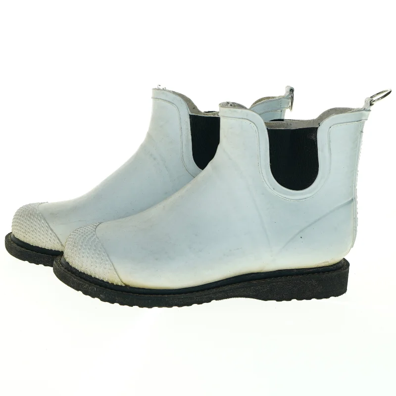 Hvide gummistøvler fra Ilse Jacobsen (str. 37)