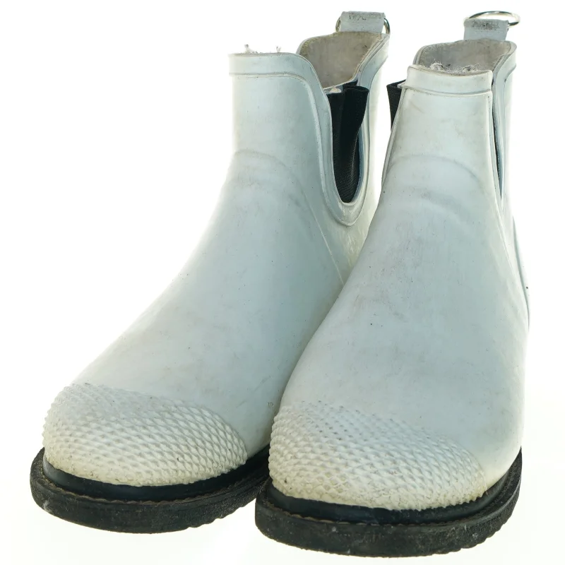 Hvide gummistøvler fra Ilse Jacobsen (str. 37)