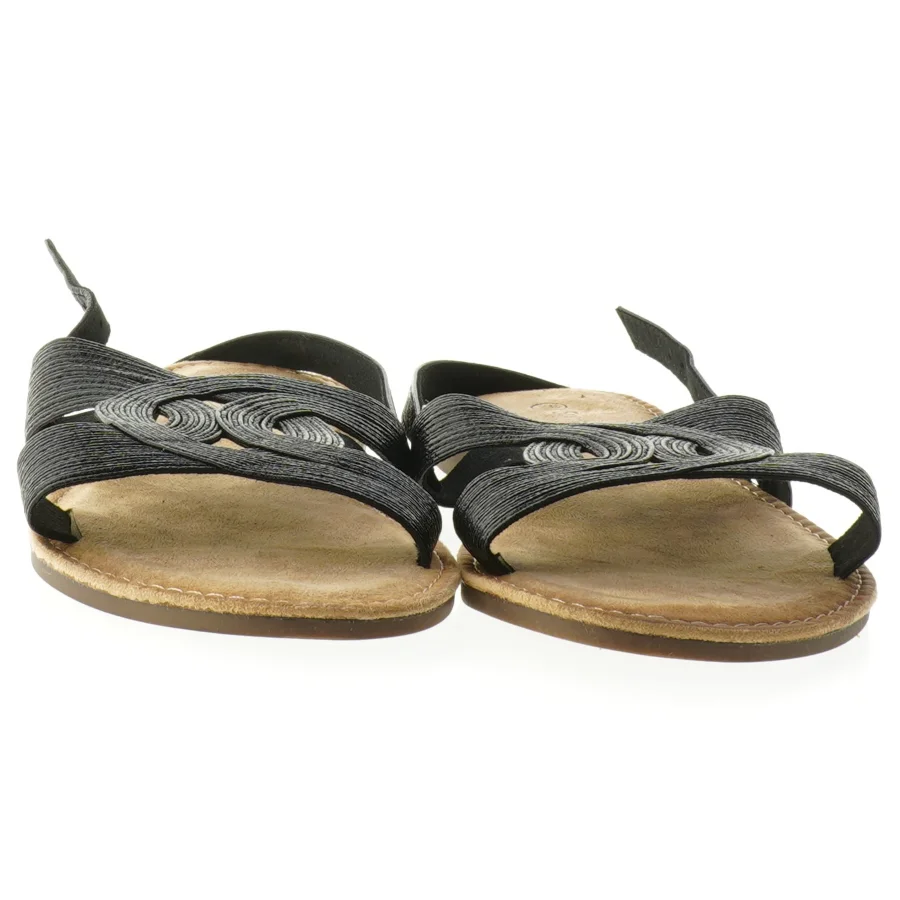 Sorte sandaler str. 38 fra Sixthe Sens (str. 38 )