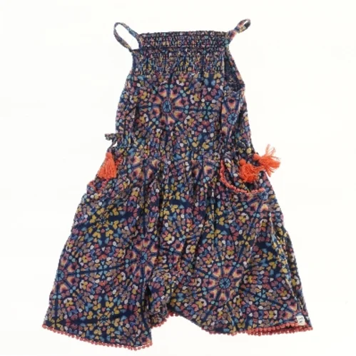 Sommerkjole med farverigt mønster (str. 122)