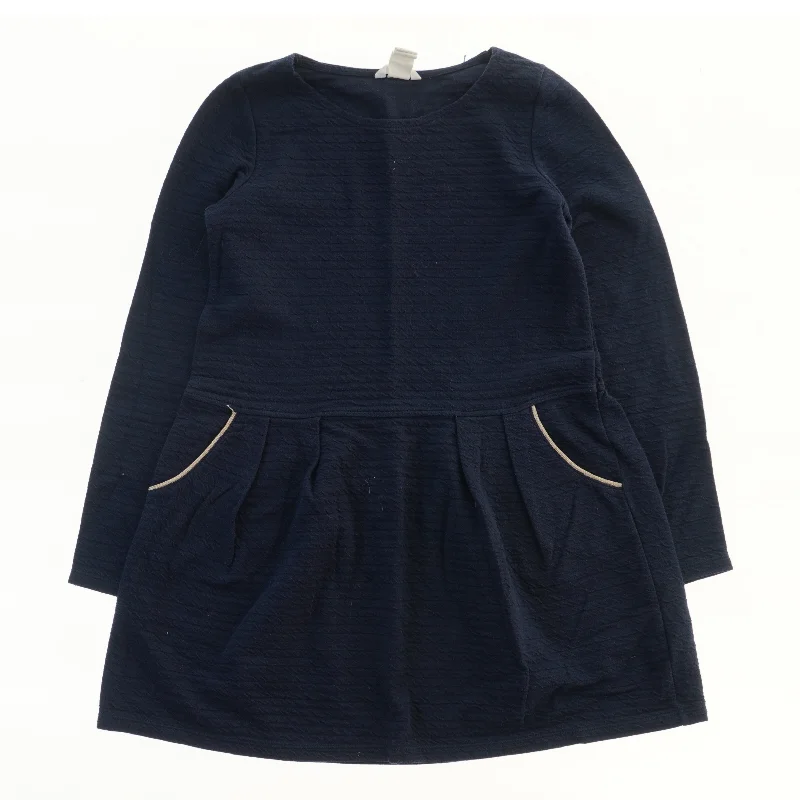 Langærmet blå kjole fra H&M (str. 134)