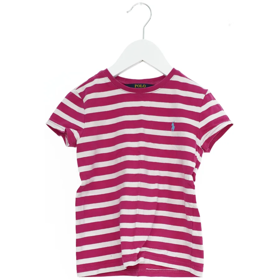 Stribet T-shirt fra Polo (str. 116)