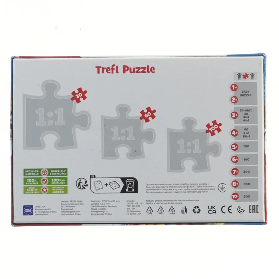 Paw Patrol puslespil, 30 brikker fra Trefl (str. 30 brikker cm)