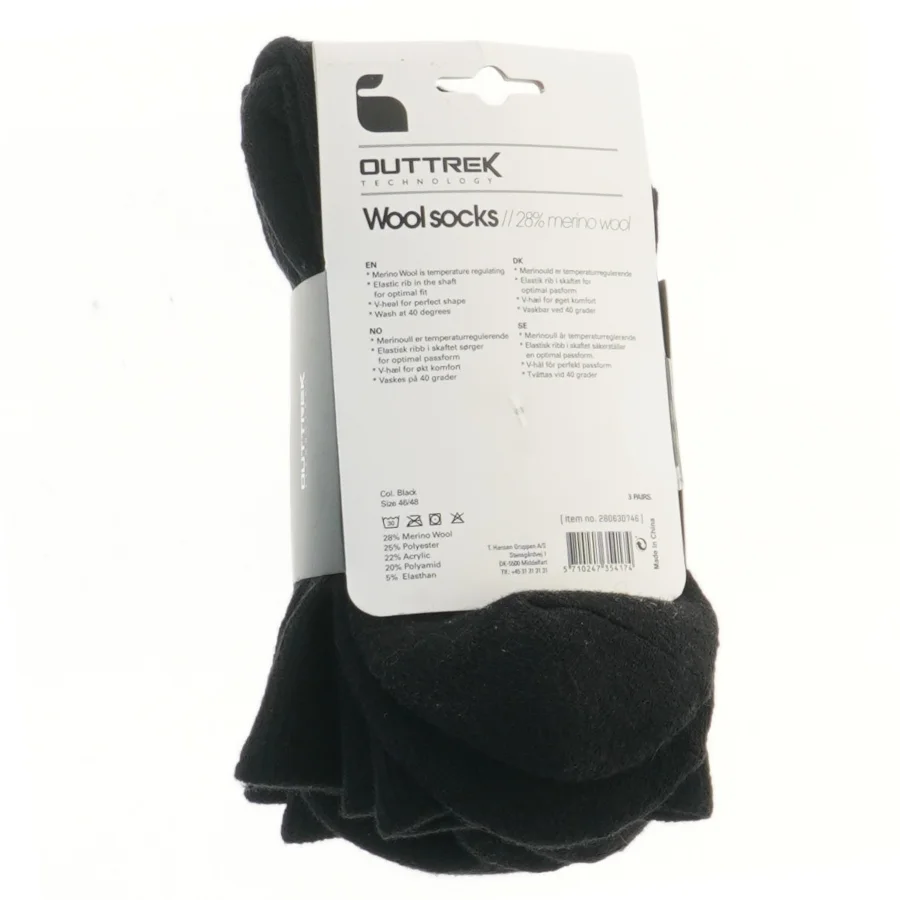 Uldsokker i størrelse 46/48 fra Outtrek (str. 46/48 cm)