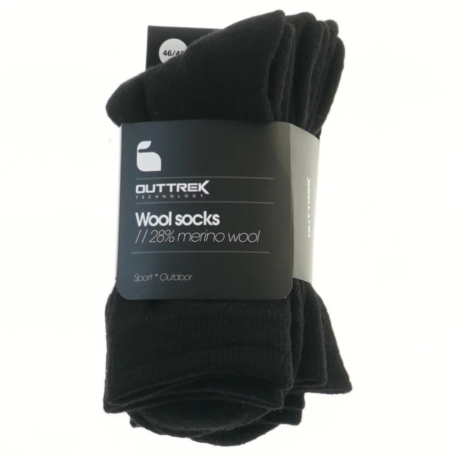 Uldsokker i størrelse 46/48 fra Outtrek (str. 46/48 cm)