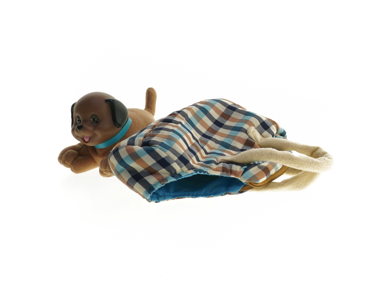 Ternet børne taske med bamse (str. 15 cm)
