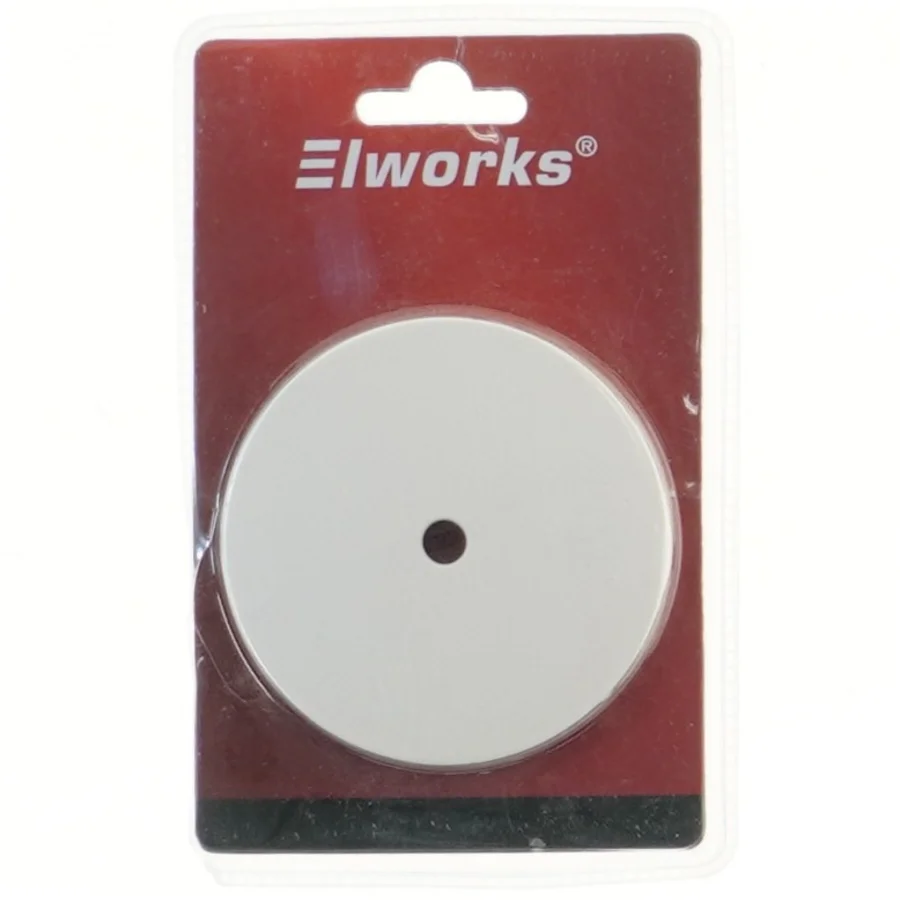Dæksel til lampeudtag fra Elworks (str. Ø 8 cm)