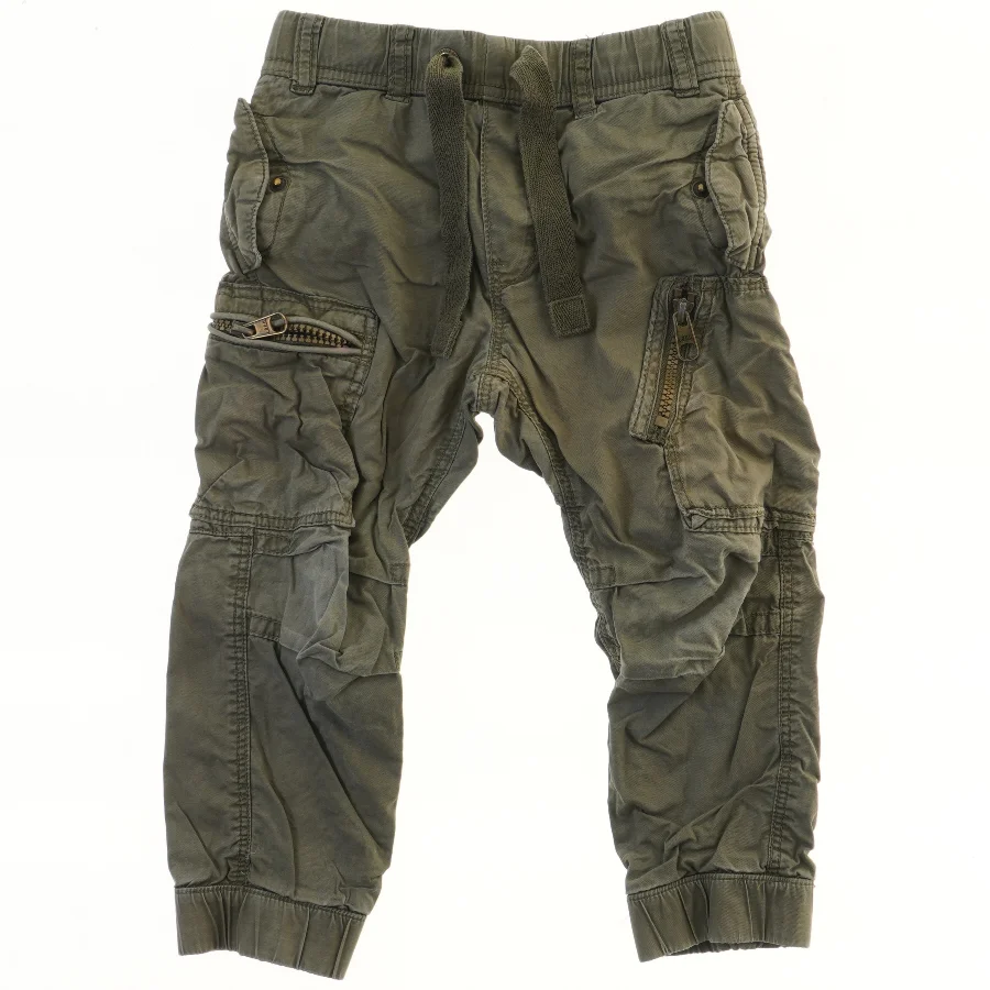 Børnebukser med lommer og ribkanter fra Logg (str. 98)