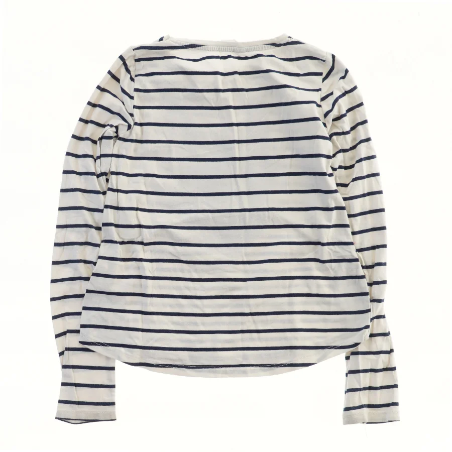 Stribet langærmet trøje med guldkaninmotiv fra H&M (str. 134)