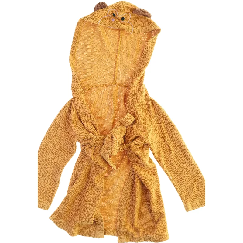 Badekåbe til børn med dyrehoved (str. Skulder - skulder, 40 cm. skulder - bund, 50 cm)