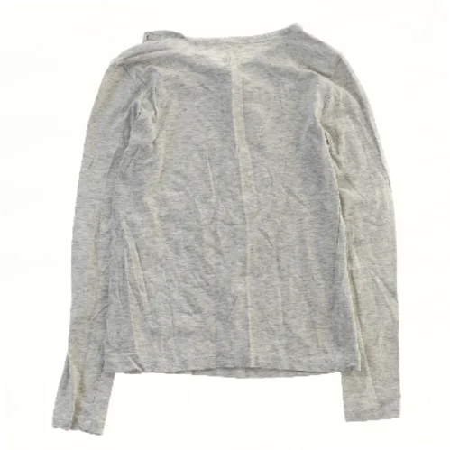 Langærmet grå T-shirt fra H&M (str. 134)