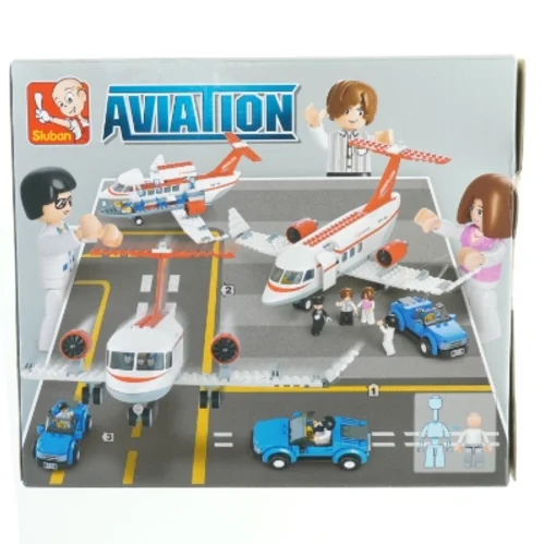 Sluban Aviation byggesæt fra Sluban (str. 33x29 cm)