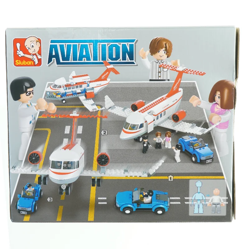 Sluban Aviation byggesæt fra Sluban (str. 33x29 cm)