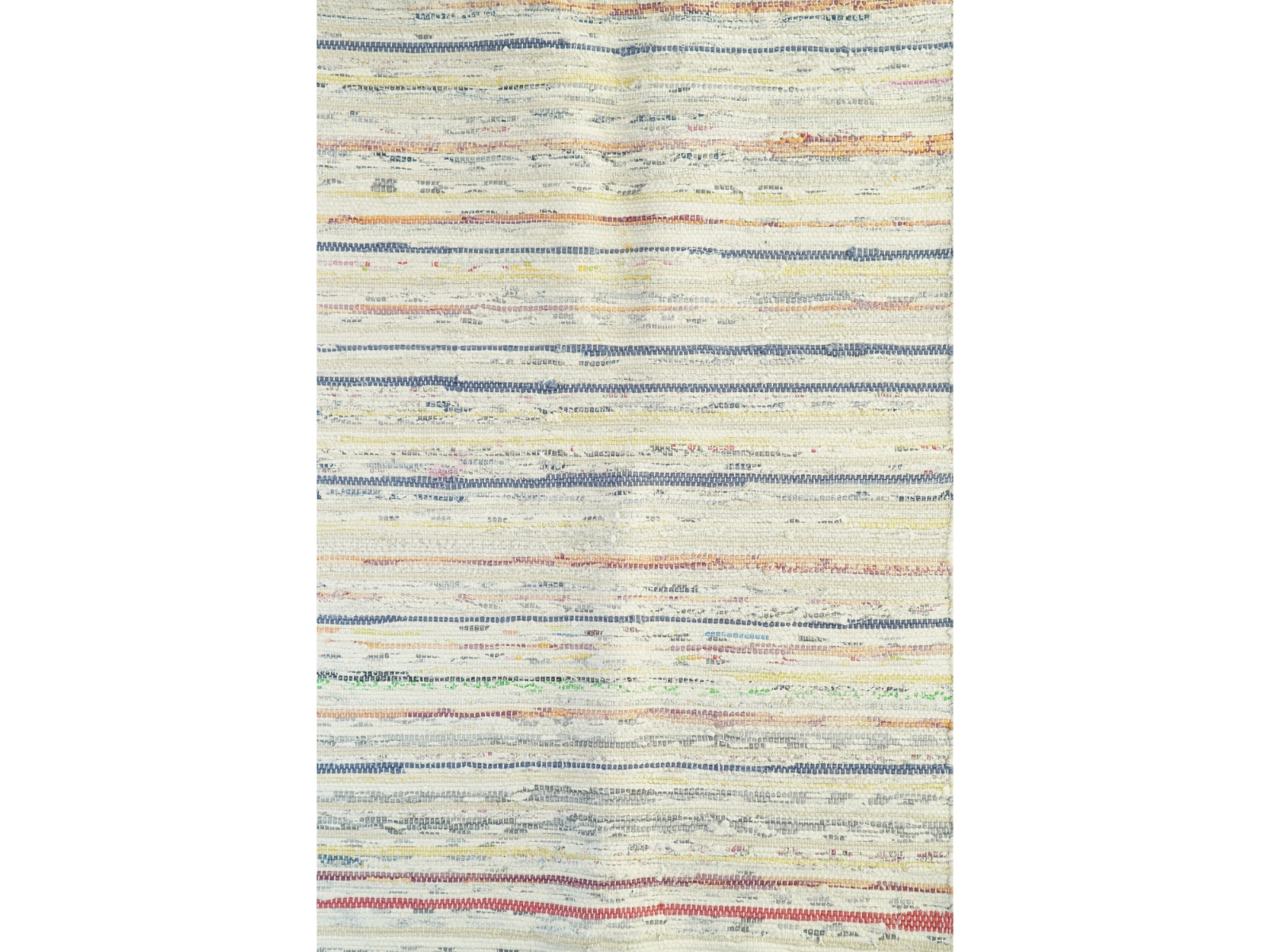 Multifarvet vævet tæppe (str. 90 x 55 cm)