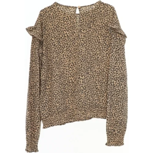 Leopardmønsteret bluse fra H&M (str. 152)