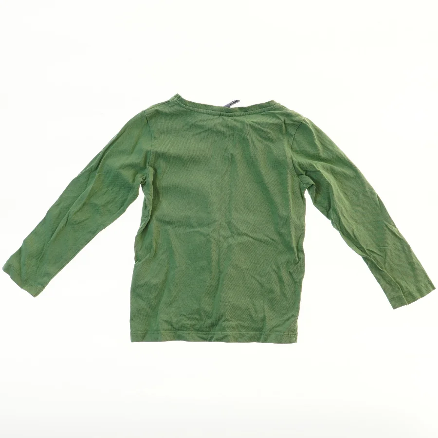 Grøn Langærmet T-shirt fra H&M (str. 104)