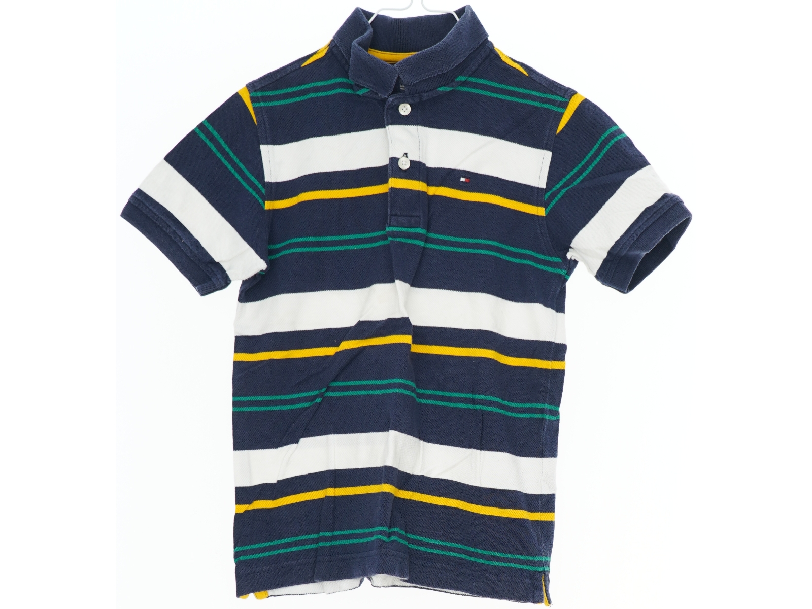 Polo med striber fra Tommy Hilfiger (str. 122)