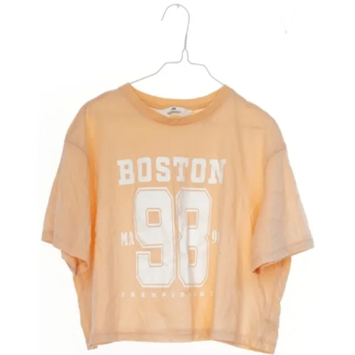 Kortærmet T-shirt med Boston print fra H&M (str. 158)