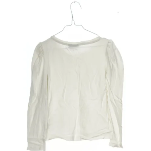 Langærmet bluse i hvid fra LMTD (str. 140)