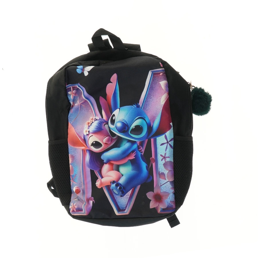 Børne rygsæk med Stitch motiv fra Disney (str. 42x12x33 cm)