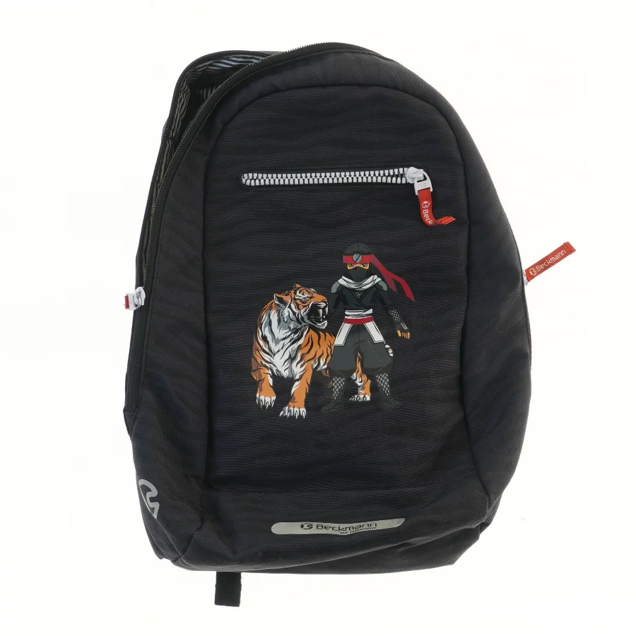 Børne rygsæk med ninja og tiger fra Beckmann (str. 30x37 cm)