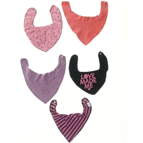 Sæt af 5 babyhagesmækker (str. 5 stk 24 cm)