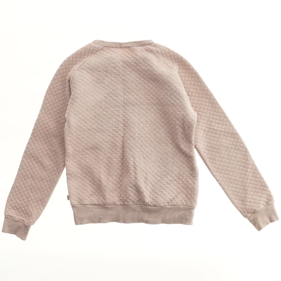 Sweatshirt med hjerte og tekst (str. 134)