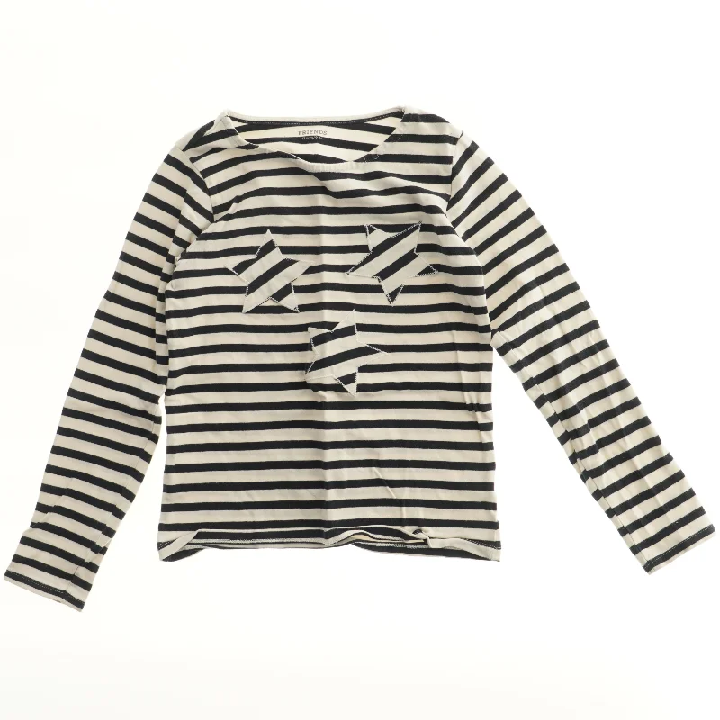 Langærmet bluse med striber og stjernedetaljer fra Friends (str. 134)